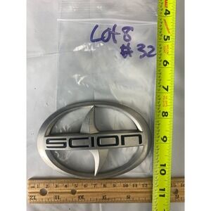 Name: Scion Chrome Rear Trunk Emblem Badge